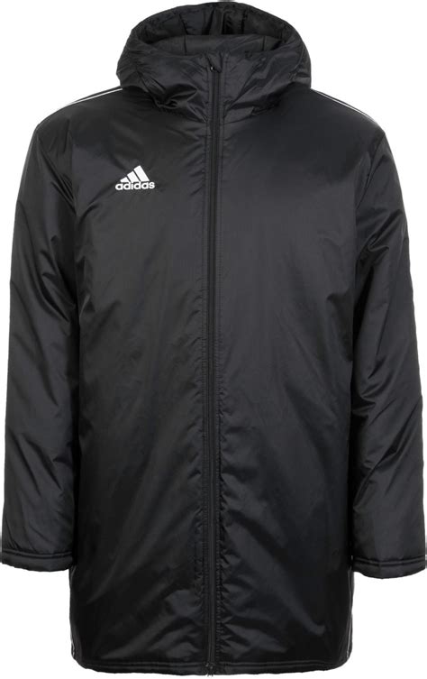 adidas 18 winterjacke schwarz|Adidas Core 18 Stadionjacke black/white .